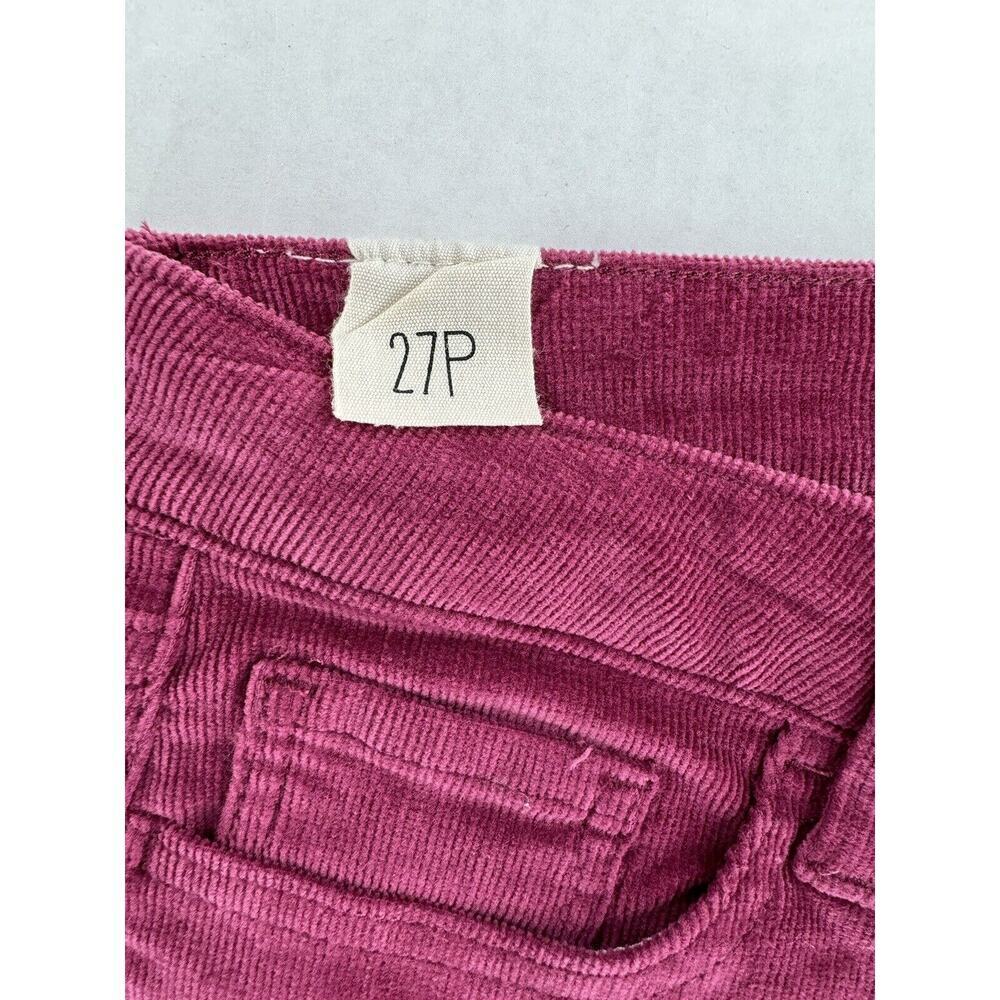 Cosmic Blue Love Jeans Women’s Size 27 Petite Corduroy Magenta Pink Skinny NWT​​ - Picture 3 of 16